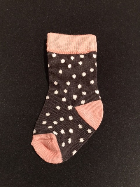 Uppie sock met stippen